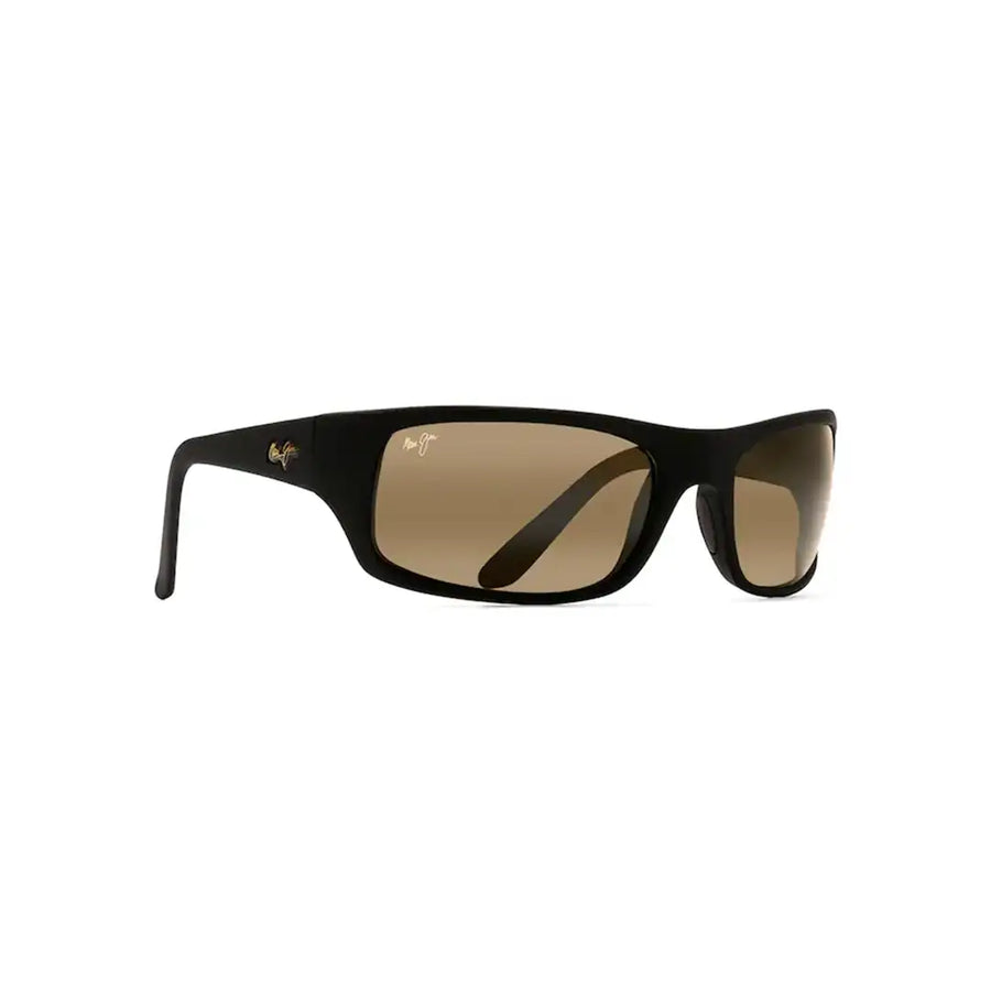 Maui Jim Peahi Matte Balck HCL Bronze Sunglasses