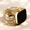 Apple Watch Stretch Strap Pearl & Gold