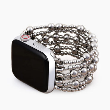 Apple Watch Stretch Strap Platinum Demure