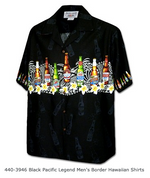 Aloha Mens Border & Single Panel Shirts - 444 440