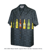 Aloha Mens Border & Single Panel Shirts - 444 440