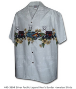 Aloha Mens Border & Single Panel Shirts - 444 440