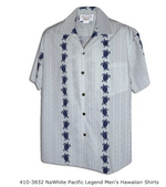 Aloha Mens Border & Single Panel Shirts - 444 440