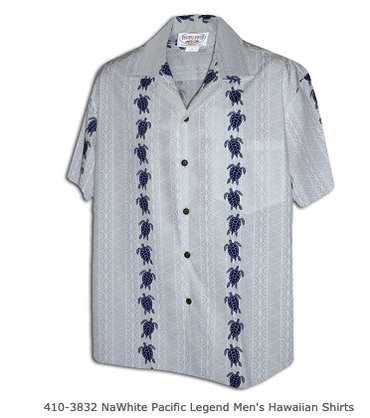 Aloha Mens Border & Single Panel Shirts - 444 440