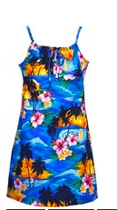 Aloha Girls Spaghetti Strap & Sarong Dresses