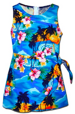 Aloha Girls Spaghetti Strap & Sarong Dresses