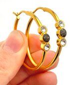 Dune Earrings with Hobe Sound Sand
