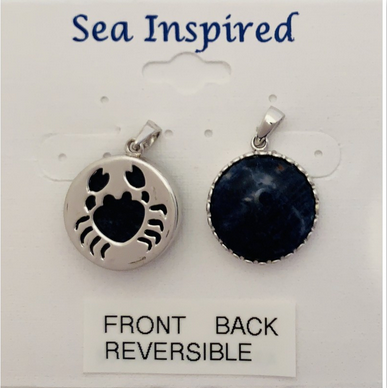 Sea Inspired Sterling Sliver Pendants
