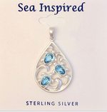 Sea Inspired Sterling Sliver Pendants