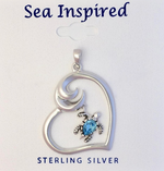 Sea Inspired Sterling Sliver Pendants