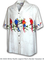 Aloha Mens Border & Single Panel Shirts - 444 440