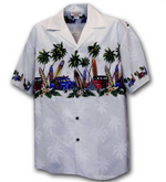 Aloha Mens Border & Single Panel Shirts - 444 440