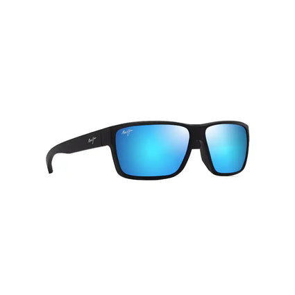 Maui Jim Uila Matte Black Blue Hawaii Sunglasses