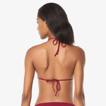 Helen Jon - Tortoise Ring String Top - Merlot