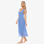 Helen Jon - Claudia Crochet Midi Dress - Peri Blue