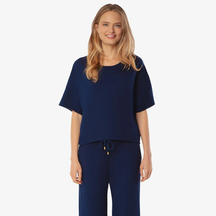 Helen Jon - Short Sleeve Pullover - Navy