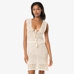 Helen Jon - Valentina Crochet Dress - Ivory Crochet