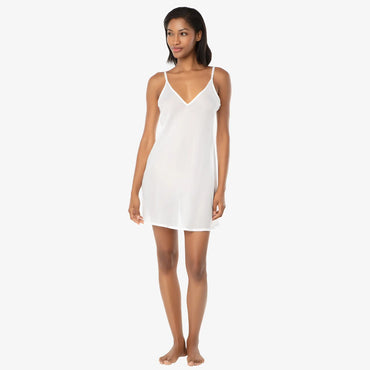 Helen Jon - V-Neck Slip Dress - White