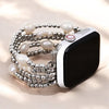 Apple Watch Stretch Strap Pearl & Silver