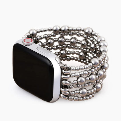Apple Watch Stretch Strap Platinum Demure