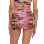 Steve Madden - Ruched Mesh Skirt - Super Bloom