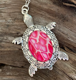 Silver Turtle Necklace