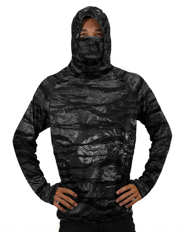 Waihana - Sun Shirt - Tropicam Black