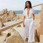 Vitamin A - Playa Pocket Blouse - White