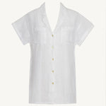 Vitamin A - Playa Pocket Blouse - White