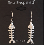 Sea Inspired Sterling Sliver Earings