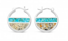 Dune Earrings with Hobe Sound Sand