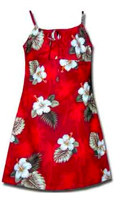 Aloha Girls Spaghetti Strap & Sarong Dresses