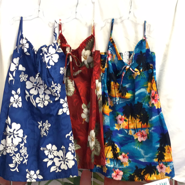 Aloha Girls Spaghetti Strap & Sarong Dresses